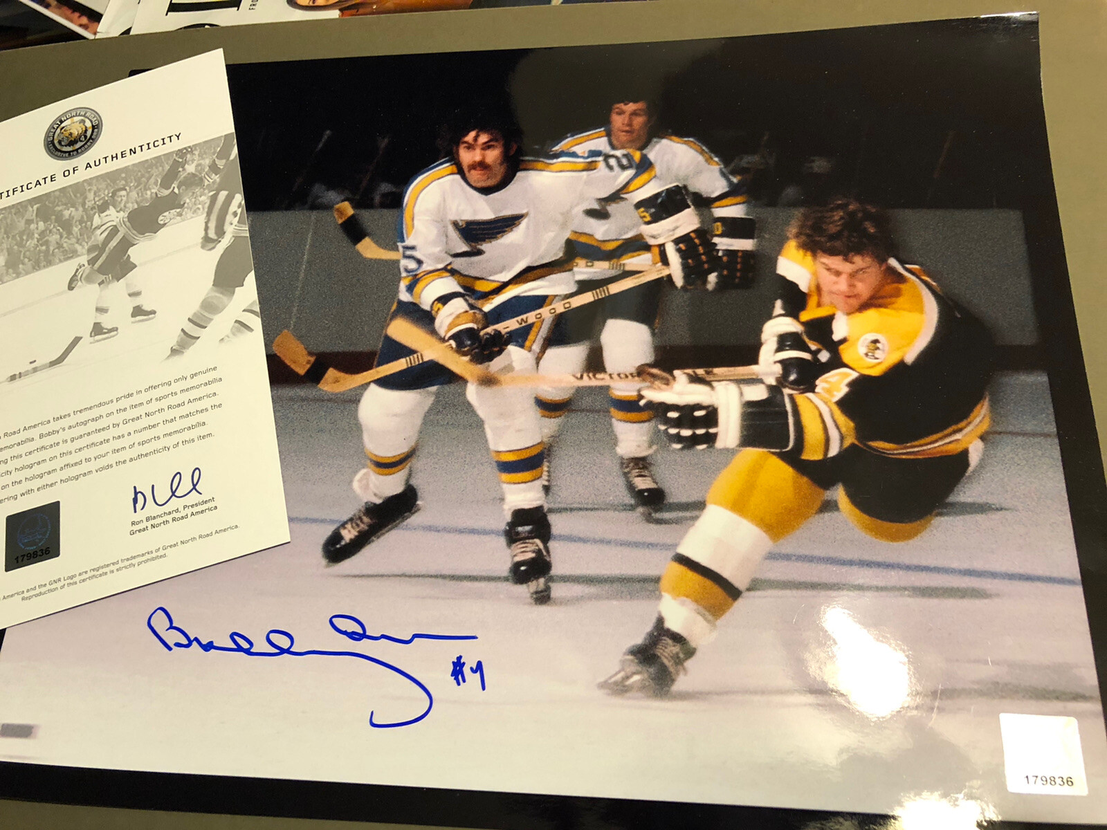 Bobby Orr Signed Bruins Jersey (Great North Road COA)