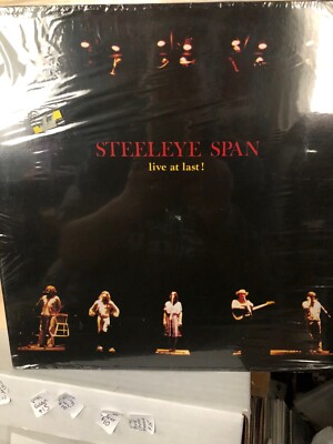 STEELEYE SPAN ''LIVE AT LAST'' EXCELLENT SEALED VINYL 1978