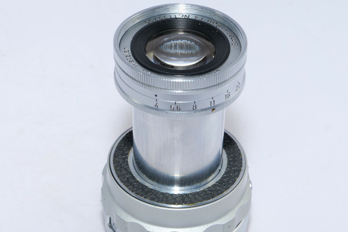 フィルムカメラ Leica ELMAR 90mm 1:4 Leica M-Elmar 90mm f/4 Collapsible Compact Telephoto Lens