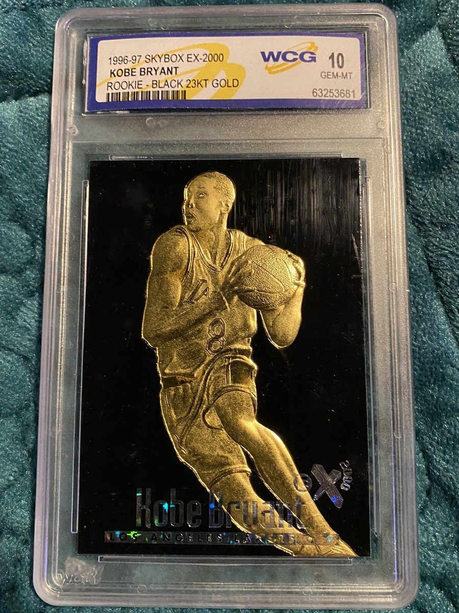 1996-1997 Skybox EX-2000 Kobe Bryant Rookie Black 23KT GOLD 1478
