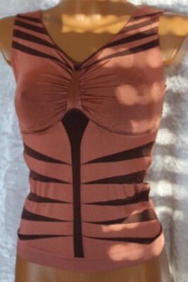 Schlankstütz Shape Tankini-Top, Mix&Match-Schmale Taille, Rosenholz- Gr. L 42 44