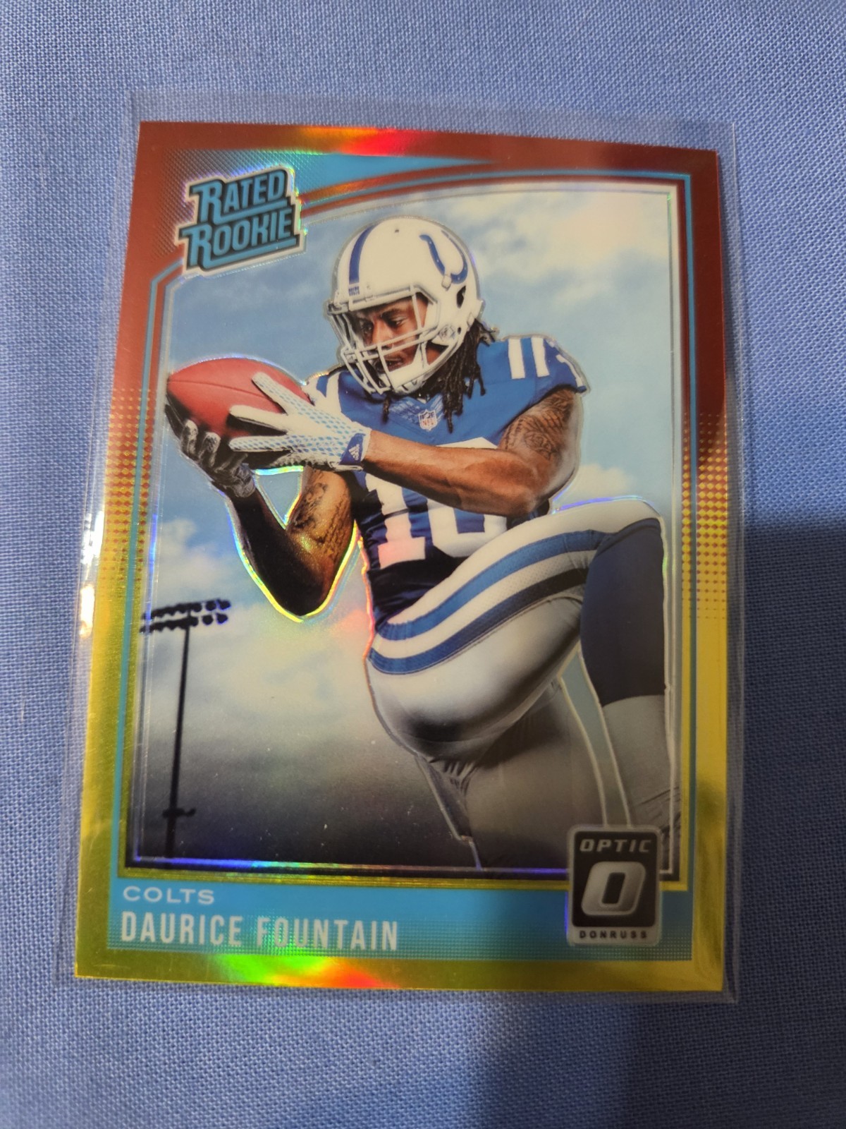 Daurice Fountain Panini Donruss Optic #183 Red/Yellow