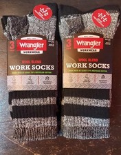 2 Packs Wrangler Work Socks size 6-12