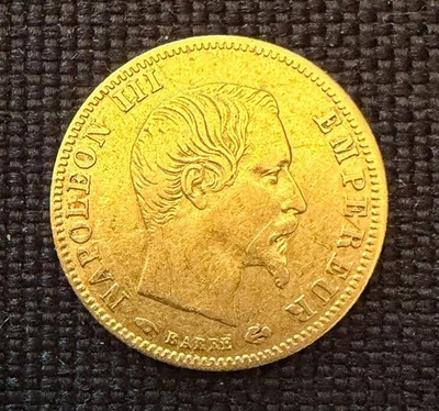 5 FRANCS OR . NAPOLÉON III . TN . 1856 A (Paris) - Photo 1/2
