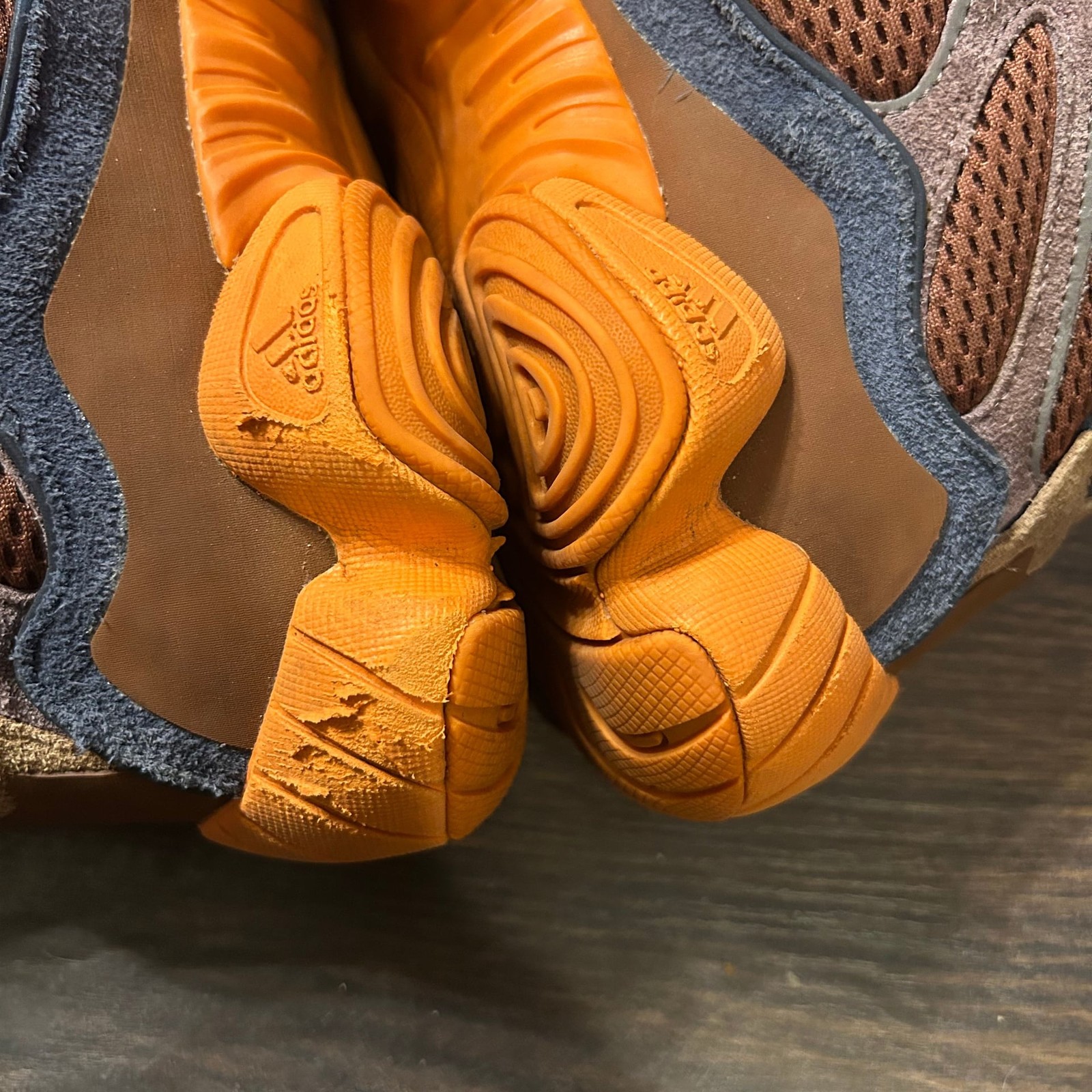 adidas Yeezy 500 High Tactile Orange GW2873 Men's Size 7 thumbnail 5