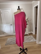 Vince Camuto Women’s Size XS Hot Pink One Shoulder Dress NWT #D