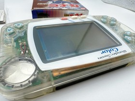 WonderSwan Color Pure Crystal console Toys R Us Limited Tested Bandai Japan