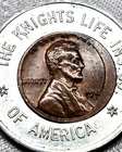Lucky penny Lincoln Wheat Penny- Struck Through Grease Filled Die Error