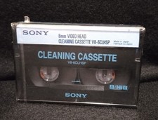 Sony V8-6CLHSP 8mm Hi8 Digital8 Video Head Cleaning Cassette New Sealed Japan