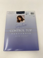 Jaclyn Smith Control Top Pantyhose Navy Size C New Vintage