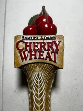 Vintage Samuel Adams Cherry Wheat Beer Draft Beer Pull  Heavy HTF