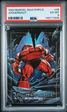 1992 MARVEL MASTERPIECES #45 JUGGERNAUT PSA 6