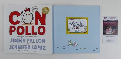 Jimmy Fallon Signed Autographed Con Pollo Bookplate 2022 Book 1st Ed New JSA COA