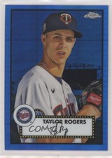 2021 Chrome Platinum Anniversary Mega Box Blue Prism Refractor Taylor Rogers 6f5