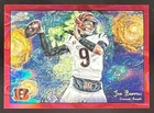 2025 Topps Cosmic Chrome Joe Burrow Stars In The Night Red Flare Refractor #/5