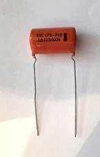 ORANGE DROP -  .10uF  600V  Capacitor -Polypropylene Film SBE 6PS-P10 -NOB