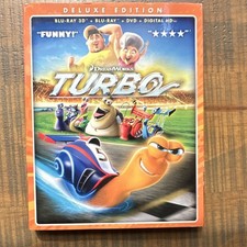 DreamWorks Turbo Deluxe Edition Blu-ray 3D Blu-ray DVD Digital HD