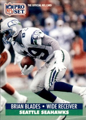 NFL Pro Set 1991 Brian Blades #298 (Ex.)
