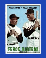 1967 Topps Set-Break #423 Mays/Mccovey EX-EXMINT *GMCARDS*