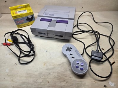 Cleaned and Repaired Super Nintendo (SNES) /W OEM Controller