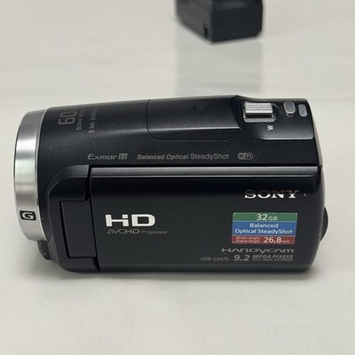 SONY HDR-CX675 Handycam Camcorder Color Black W Battery & Charger