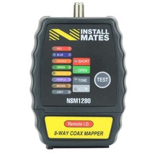 8-Way Coax Cable Tester with Case