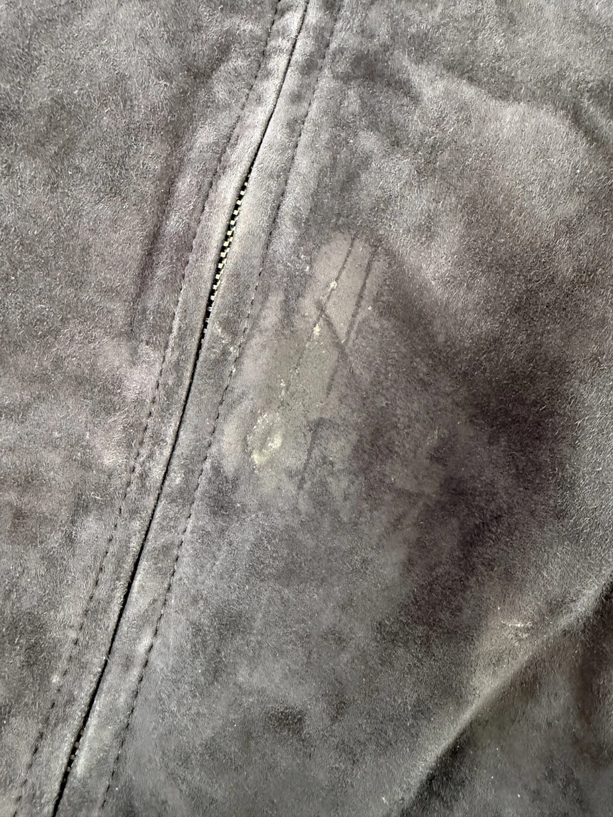 Bally Men's Navy Goat Suede Bomber Jacket IT 50 US 40 Made in Italy AS IS - product detail image 8