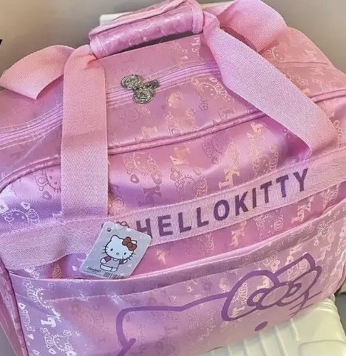 2 Day Sale! Sanrio Hello Kitty Punk LARGE Shoulder Crossbody Travel Bag New - Picture 6 of 7