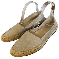 Aerosoles espadrille shimmer flats size 6