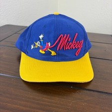Vintage Walt Disney World Goofy Hat Co. Donald Duck Mickey Spell Out Embroidered