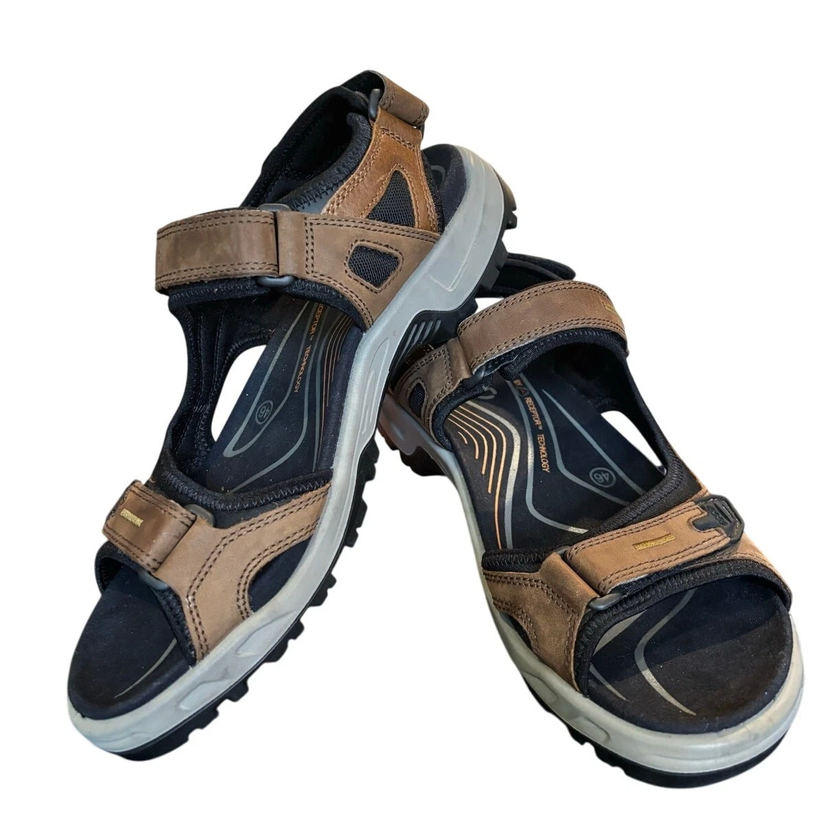 Sandalo uomo ECCO Yucatan espresso marrone taglia 46 (taglia USA 12 12 5) us intime ottimeioni