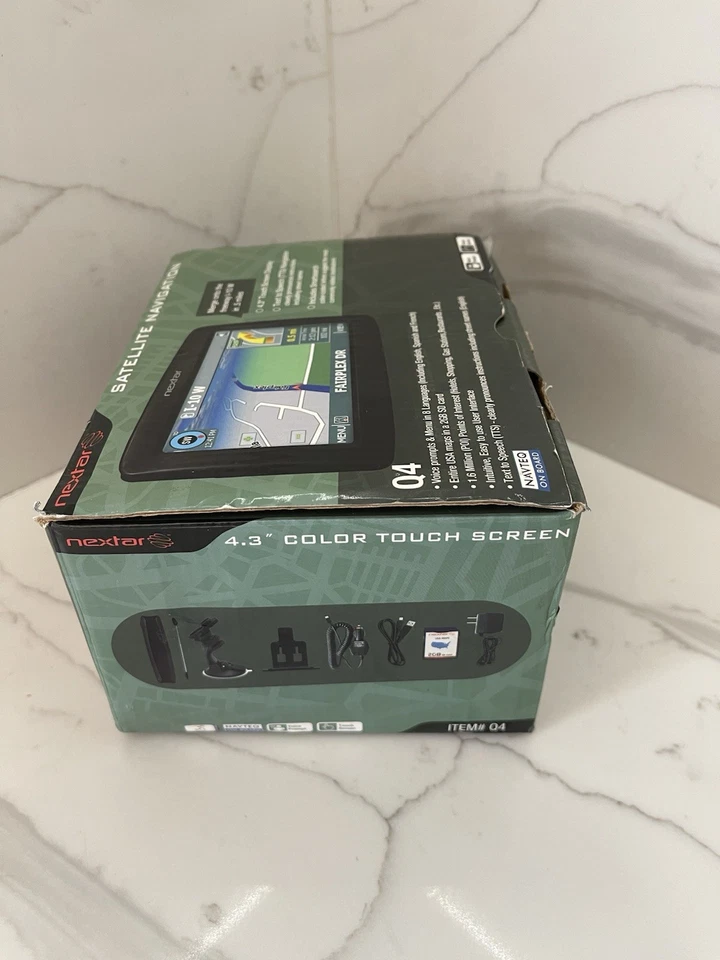 Nextar GPS Q4 Series NIB 4.3” Touchscreen TTS Voice Prompts Entire USA Map - Image 2 of 4