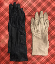 Two pair vintage leather gloves