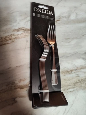 Oneida Savor Stainless Steel Salad Fork (Set of Six) 6 3/8"
