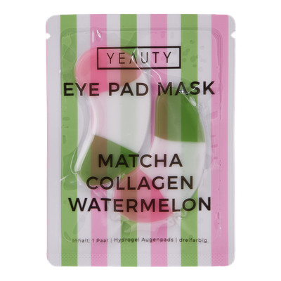YEAUTY Matcha Collagen Watermelon Eye Pad Mask - 1 Paar