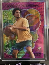 Upper Deck 2023 Goodwin Bryce Young SCP-82 Panthers Pink Wave Rookie