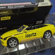 Greenlight 1/24 Chevrolet Camaro SS Convertible Hertz Diecast Model Used