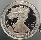 1995 P  US Proof Silver Eagle $1 w/ original US Mint Box & Cert Of Authenticity
