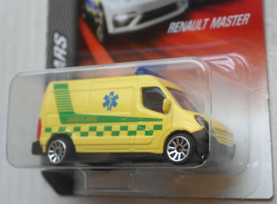 Majorette Renault Master gelb AMBULANS Neu/OVP Rettungswagen Schweden Ambulance - Bild 3 von 4