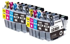 10 PK Ink Cartridges fits Brother LC401 MFC-J1010DW MFC-J1012DW MFC-J1170DW ink