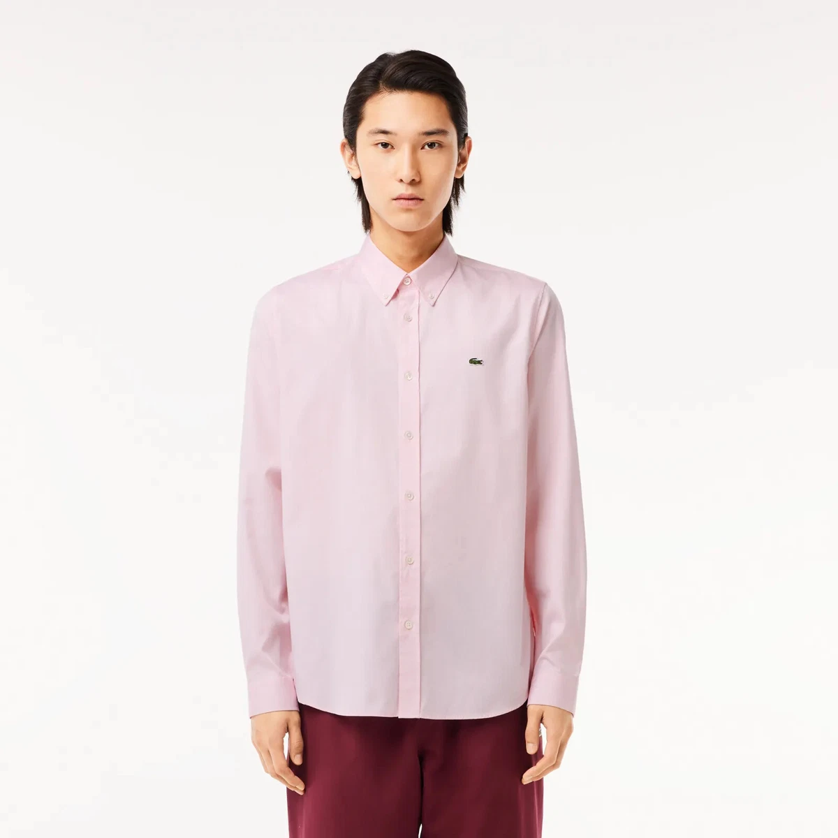 lacoste slim fit dress shirt Lacoste Slim-Fit Long Sleeve Shirt