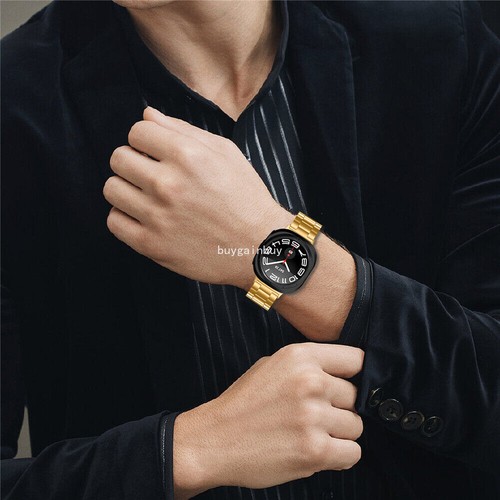 For Samsung Galaxy Watch 7 Ultra 47mm Stainless Steel Link Band Strap Bracelet - Picture 22 of 49