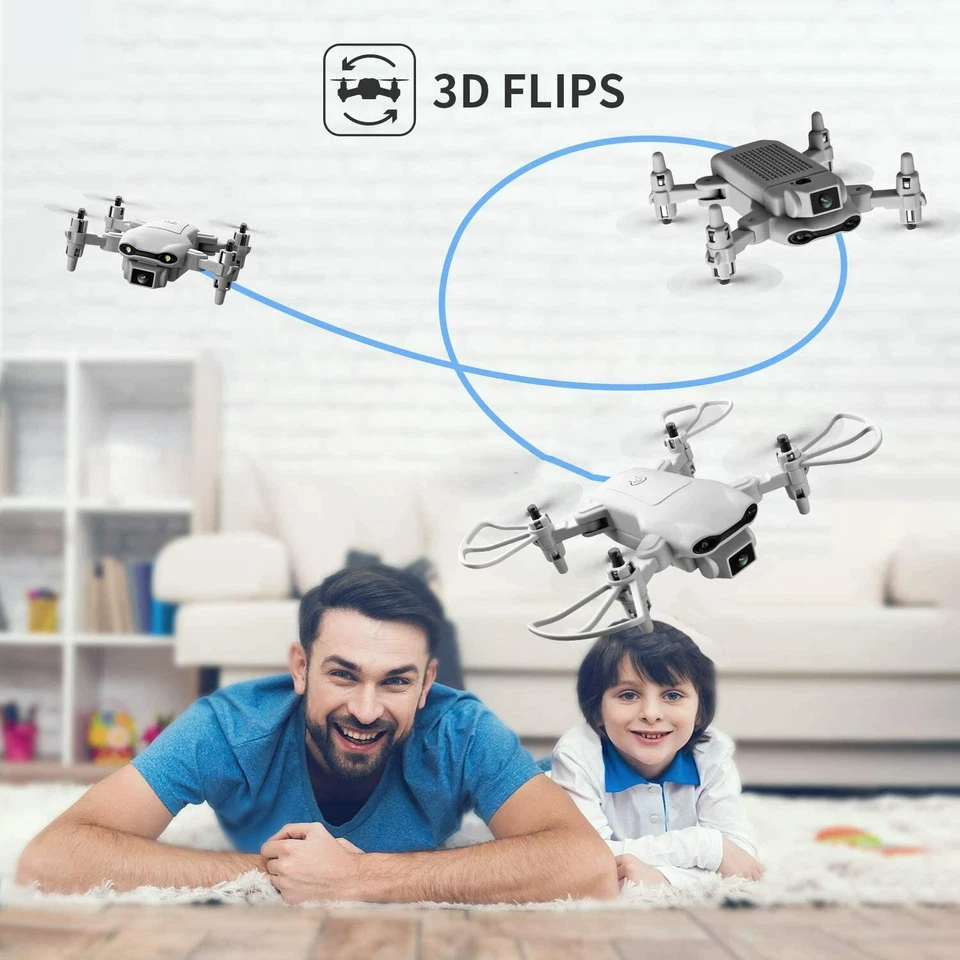 Professional 4DRC Mini Selfie Drone WIFI FPV Dual HD Camera Foldable Quadcopter - Image 4 of 4