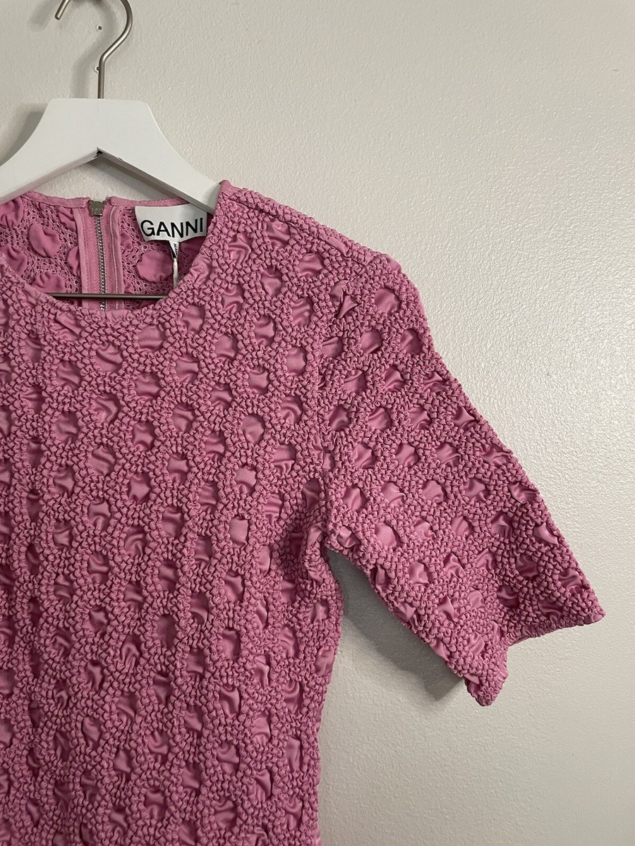 GANNI Crew Neck Moonlight Bead Mini Dress w/ Tags Size US 6/36 | eBay