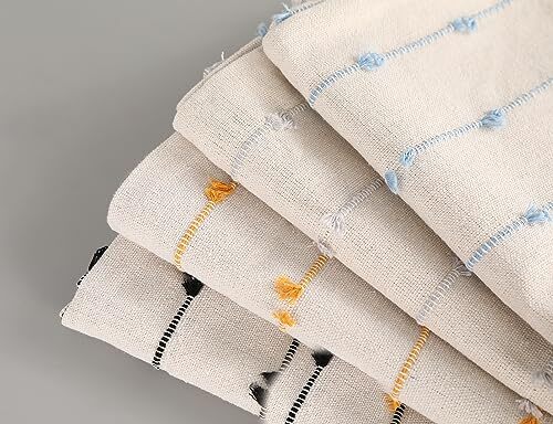 Boho Long Lumbar Pillow Covers 12 x 24 Grey,Classic Stripe 12" x 24" Stone Grey - Picture 5 of 5