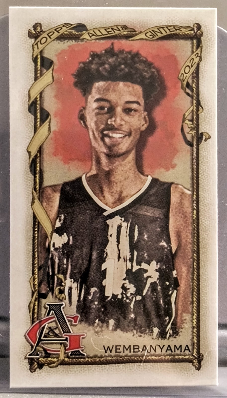 Victor Wembanyama 2023 Topps Allen & Ginter 271 Mini Rookie RC Spurs