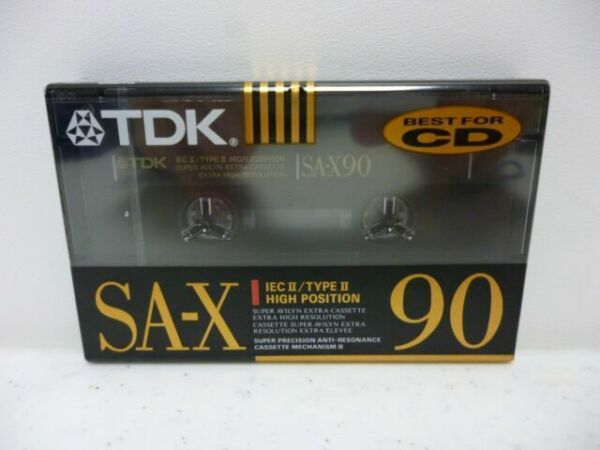 TDK CD Power Type II 110 Min Chrome Blank Audio Cassette Tape New Sealed NIP