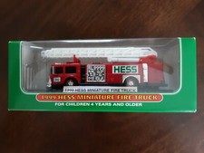 1999 Hess Miniature Fire Truck - New in Box - Nice gift.