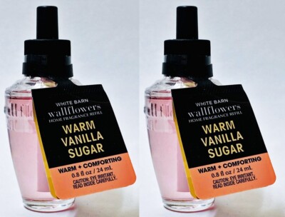 Bath & Body Works Warm Vanilla Sugar Wallflower Refill – 2-Pack, 0.8 Fl Oz Each