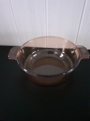 Cocotte En Verre Fumé Corning Vintage - 19 Cm, Marron, France | Pour Four Et Cuisinière